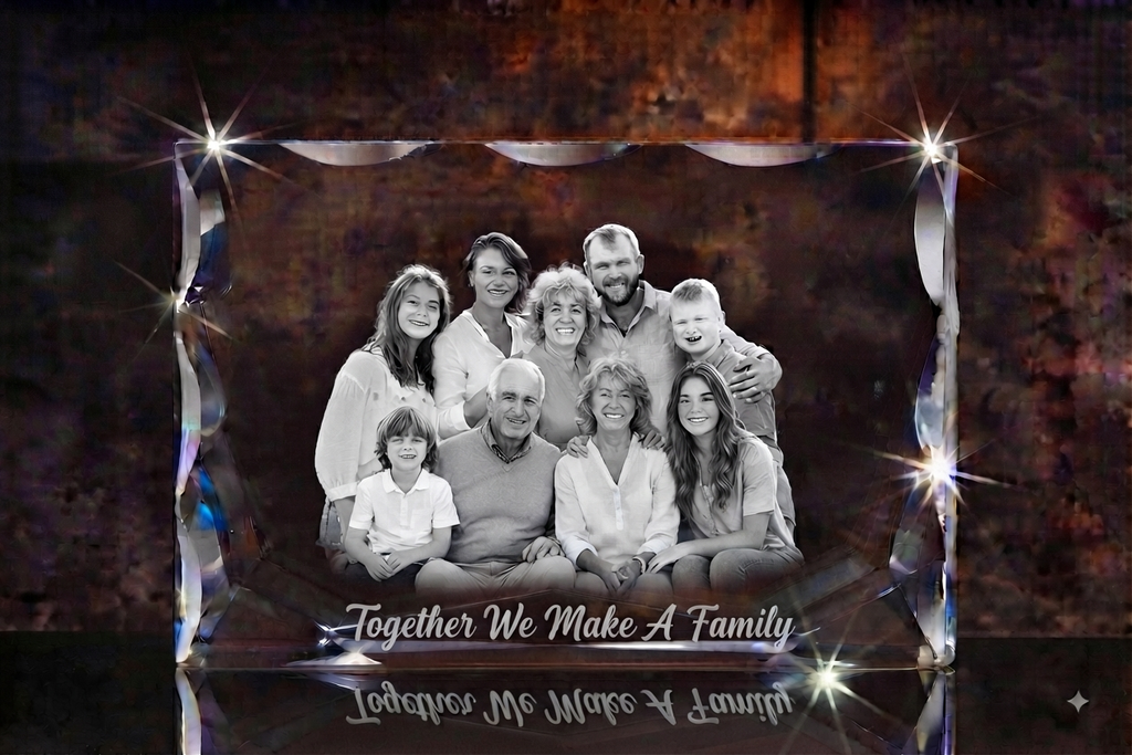 3D Notched Crystal - Horizontal