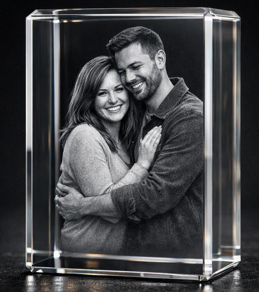 3D Crystal Rectangle Vertical