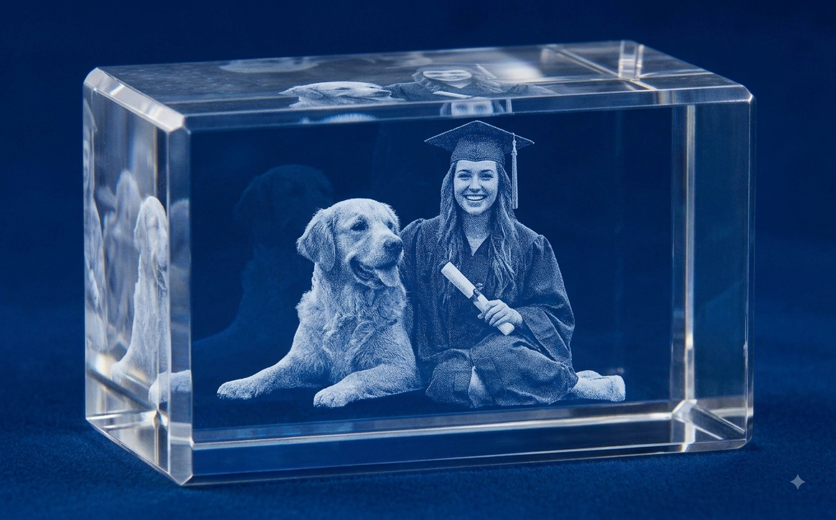 3D Crystal Rectangle Horizontal