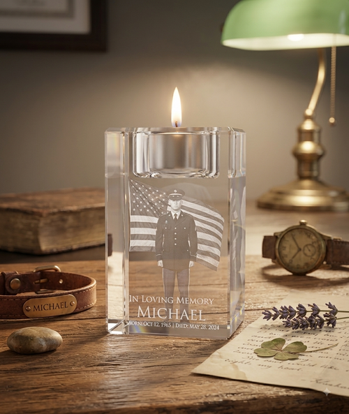 3D Crystal Candle