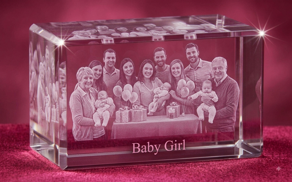 3D Crystal Rectangle Horizontal