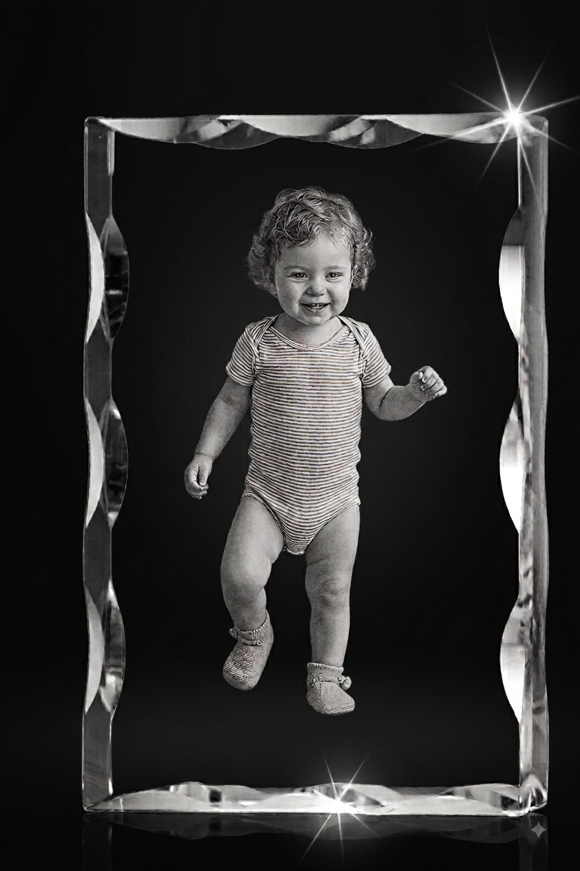 3D Notched Crystal - Vertical