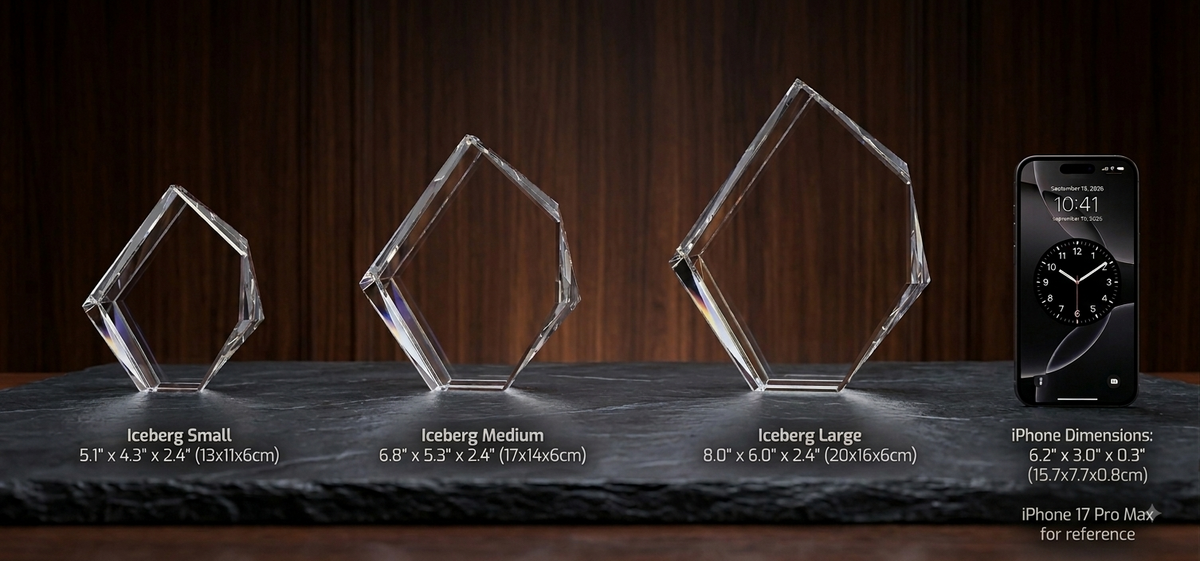 3D Crystal Iceberg