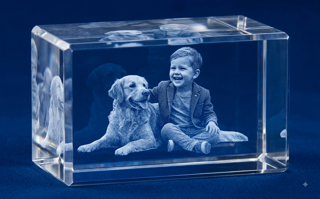 3D Crystal Rectangle Horizontal