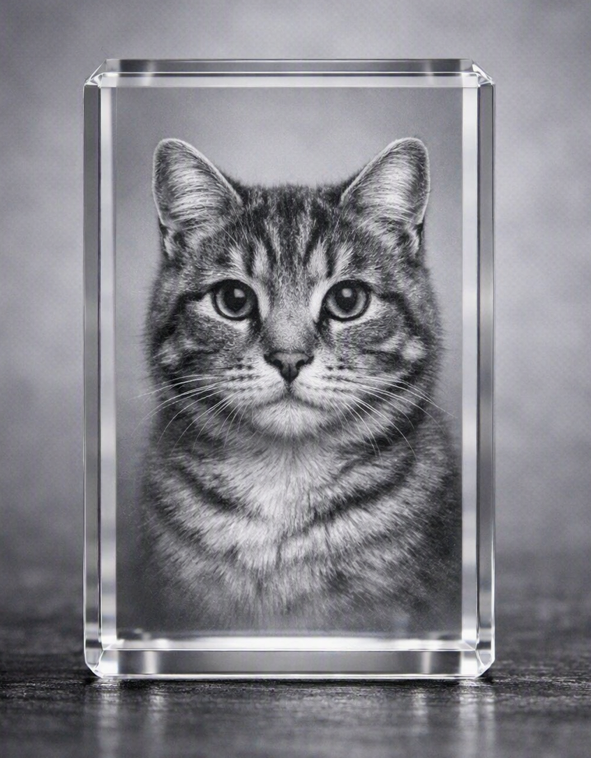 3D Crystal Rectangle Vertical