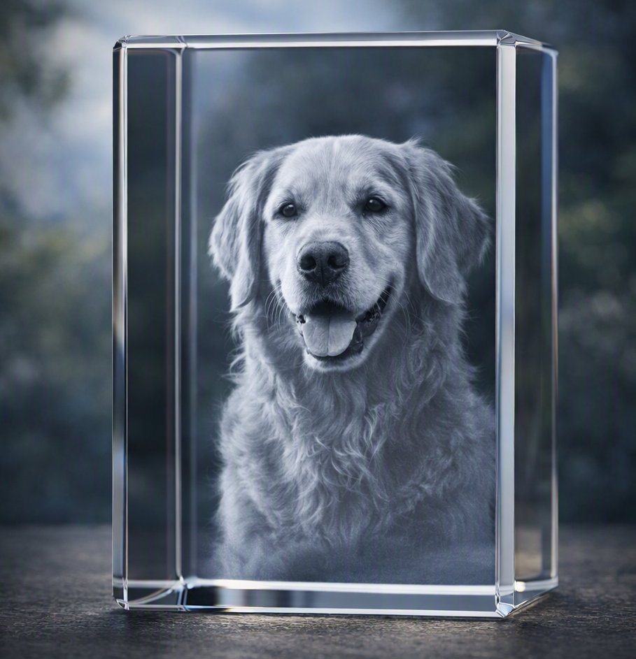 3D Crystal Rectangle Vertical