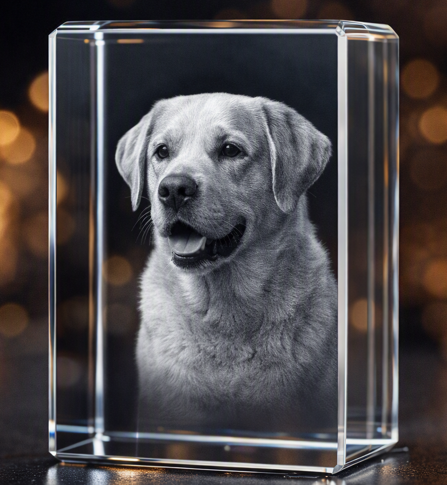 3D Crystal Rectangle Vertical