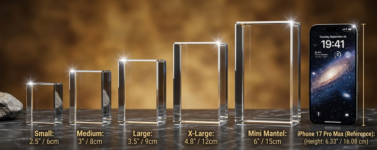 3D Crystal Rectangle Vertical
