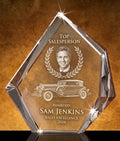 3D iceberg Crystal Award & Trophies 5" x 4.3"