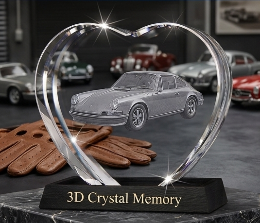 3D Crystal Heart