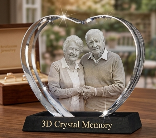 3D Crystal Heart
