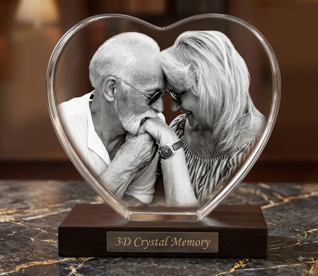 3D Crystal Heart