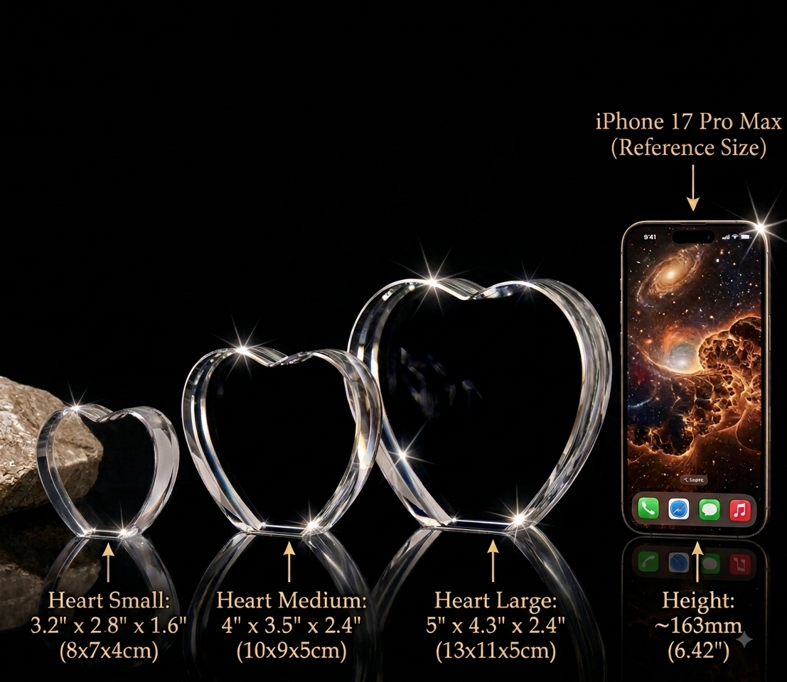 3D Crystal Heart