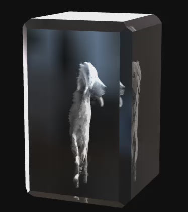 3D Crystal Rectangle Vertical