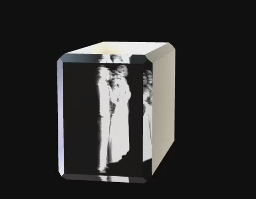 3D Crystal Rectangle Vertical